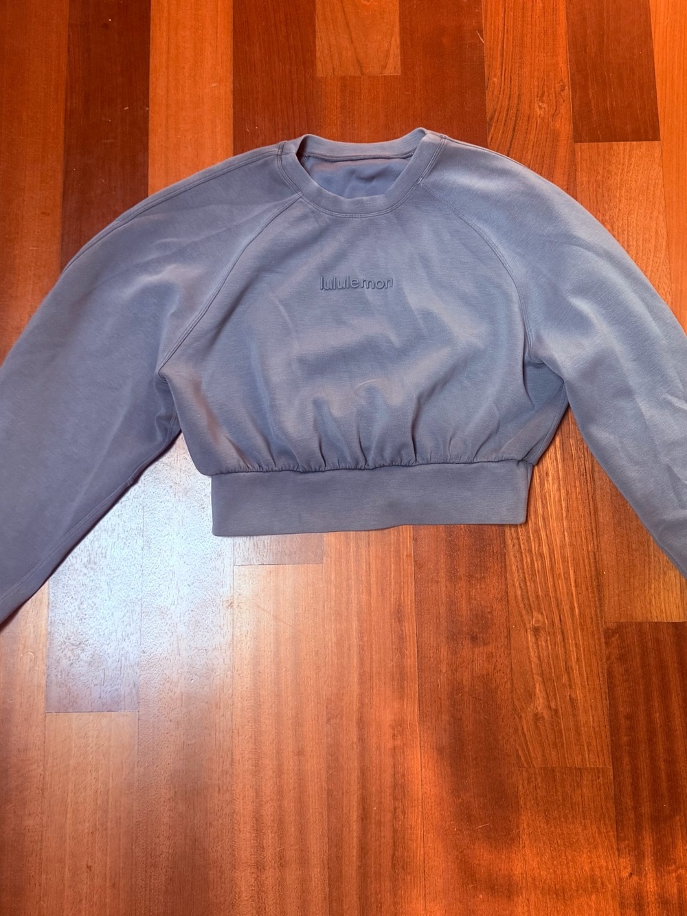 lululemon athletica Cropped Pullover Sweatshirt - Slate Blue